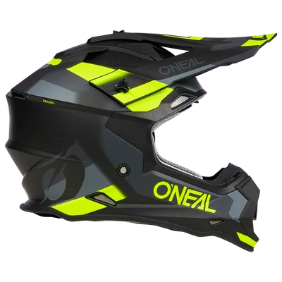 ONeal 2Series Spyde V23 motocross sisak szürke-zöld - RideShop.hu