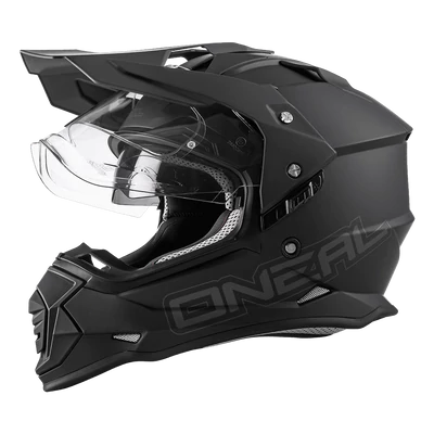 Oneal Sierra Flat V23 fekete motoros sisak plexivel - RideShop.hu