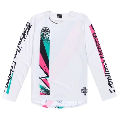 Troy Lee Designs Sprint Full Pull hosszú ujjú mez fehér - RideShop.hu