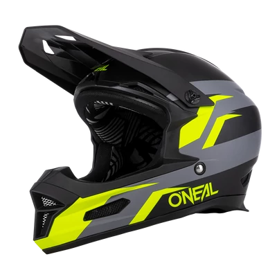 Oneal Fury Stage kerékpáros full face sisak szürke-zöld - RideShop.hu
