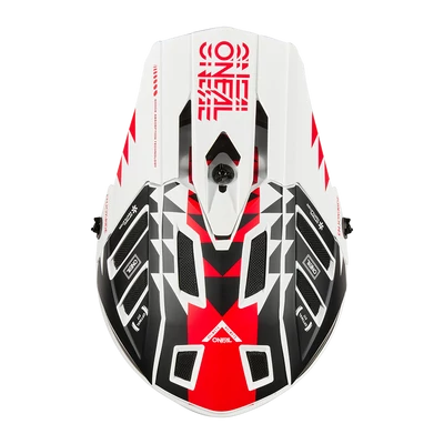 ONeal Backflip Knox kerékpáros fullface sisak fekete-fehér - RideShop
