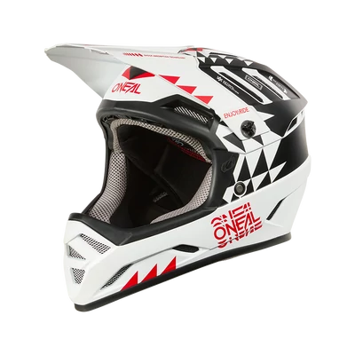 ONeal Backflip Knox kerékpáros fullface sisak fekete-fehér - RideShop