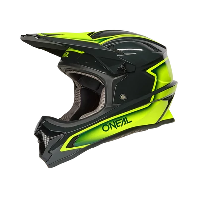 ONeal Sonus Slick kerékpáros fullface sisak szürke-neon sárga - RideShop.hu