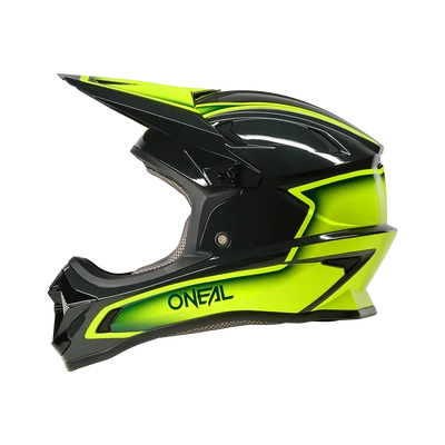 ONeal Sonus Slick kerékpáros fullface sisak szürke-neon sárga - RideShop.hu