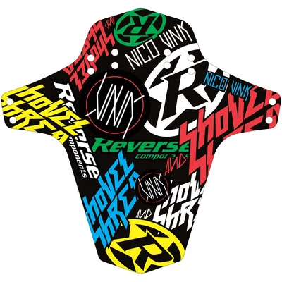 Reverse Nico Vink Stickerbomb sárvédő színes - RideShop.hu