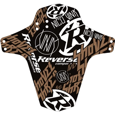 Reverse Nico Vink Stickerbomb sárvédő arany - RideShop.hu