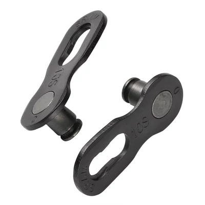 PowerLock fekete lánc patentszem 10sp (4db) 