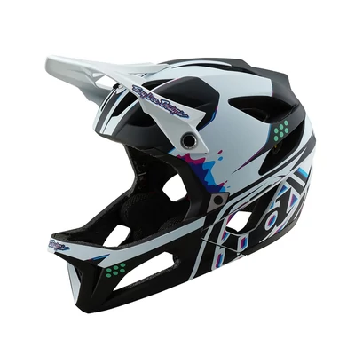 Troy Lee Designs Stage MIPS Trooper kerékpáros sisak fehér - RideShop