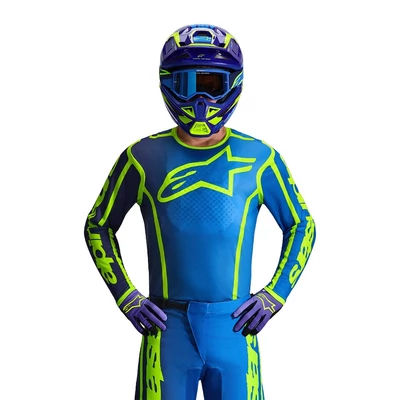 Alpinestars Fluid Apex hosszú ujjú mez kék - RideShop.hu