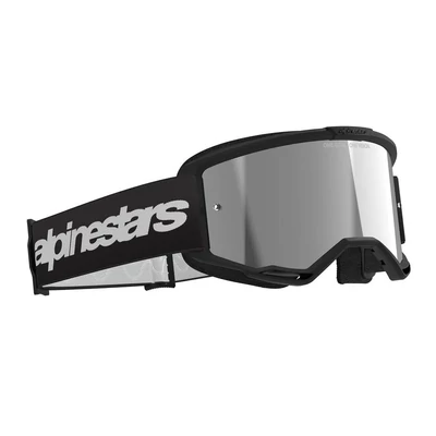 Alpinestars Vision 3 Wordmark Black szemüveg tükrös lencsés - RideShop