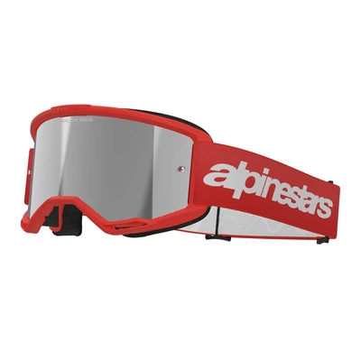 Alpinestars Vision 3 Wordmark Red szemüveg tükrös lencsés - RideShop