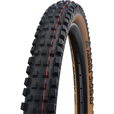 Schwalbe Magic Mary HS447 27,5x2,4 külső gumi, kevlárperemes, Addix Soft, Super Gravity, SnakeSkin, TL-R, bézs oldalfallal